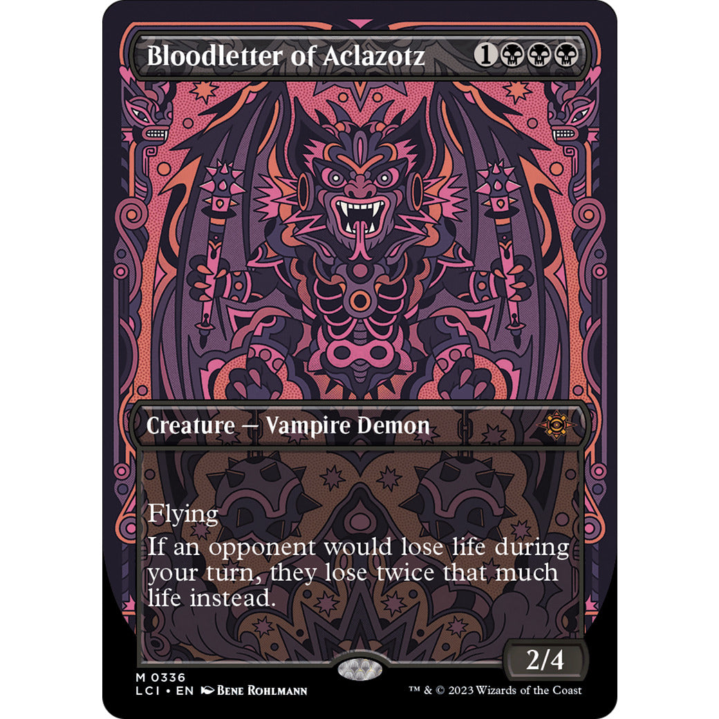 Bloodletter of Aclazotz (Borderless) (The Lost Caverns of Ixalan) Near Mint