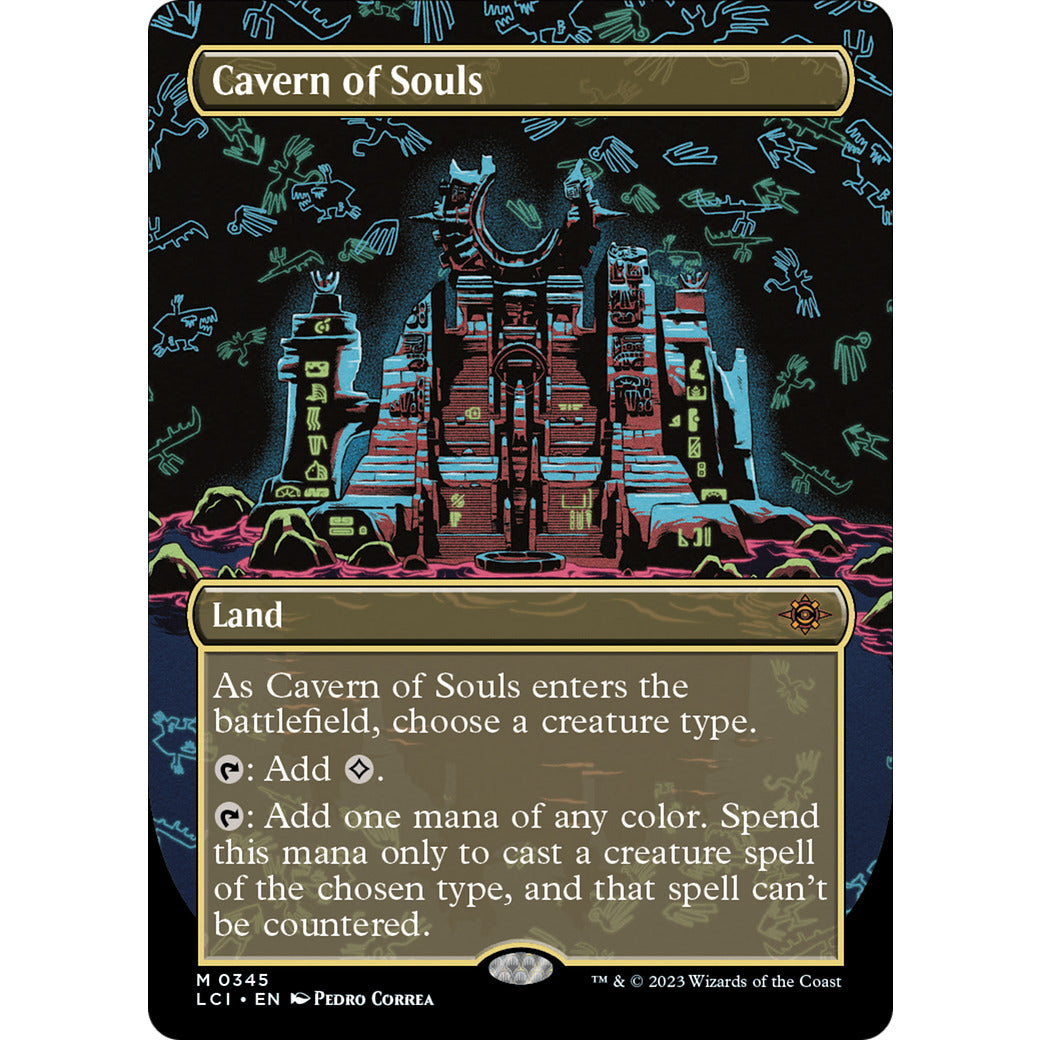 Cavern of Souls (0345) (Borderless) (The Lost Caverns of Ixalan) Near Mint