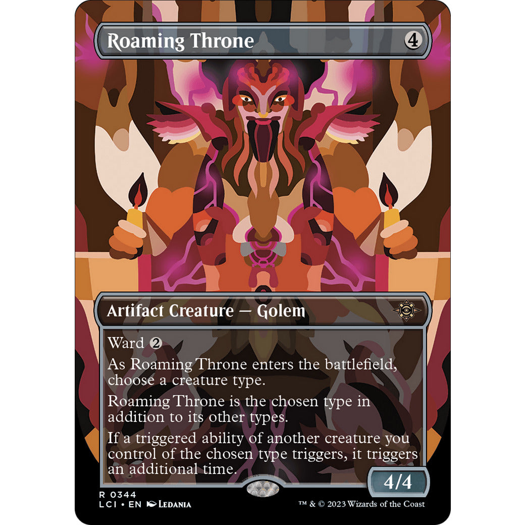 Roaming Throne (Borderless) (The Lost Caverns of Ixalan) Near Mint