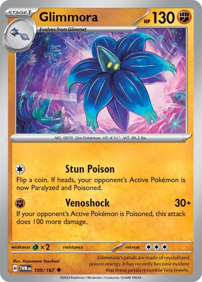 Glimmora (SV06: Twilight Masquerade) Near Mint Reverse Holofoil