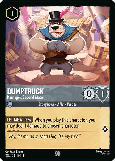 Dumptruck - Karage's Second Mate (Reign of Jafar) Near Mint