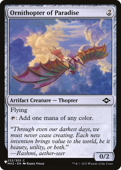Ornithopter of Paradise (The List) Near Mint