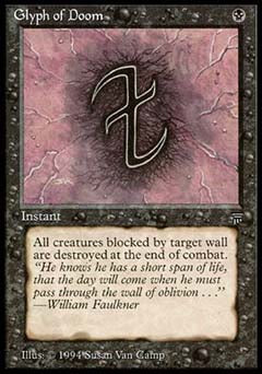 Glyph of Doom (Legends) Light Play