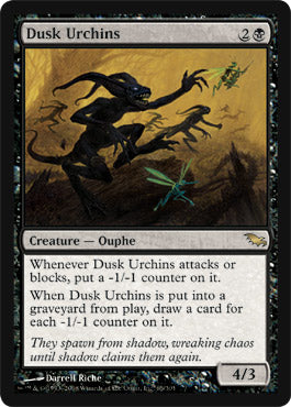 Dusk Urchins (Shadowmoor) Light Play Foil