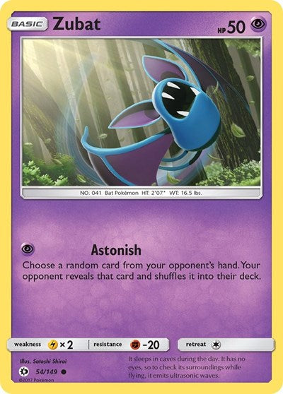 Zubat (SM Base Set) Near Mint
