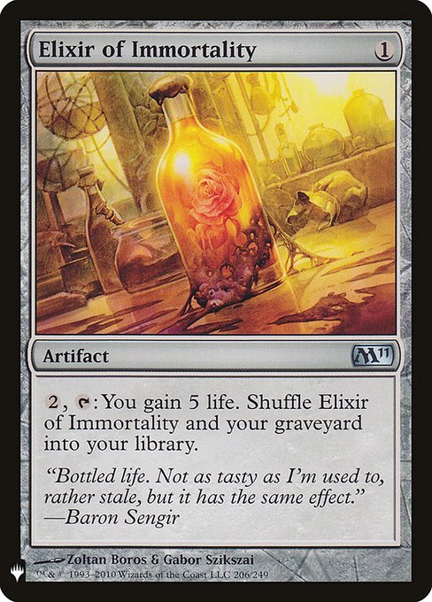 Elixir of Immortality (Mystery Booster) Light Play