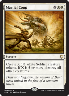 Martial Coup (Commander 2018) Light Play