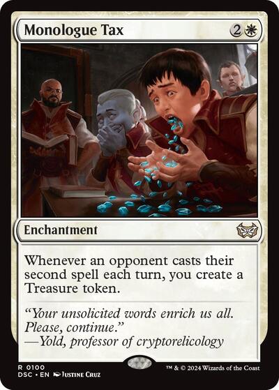 Monologue Tax (Commander: Duskmourn: House of Horror) Near Mint