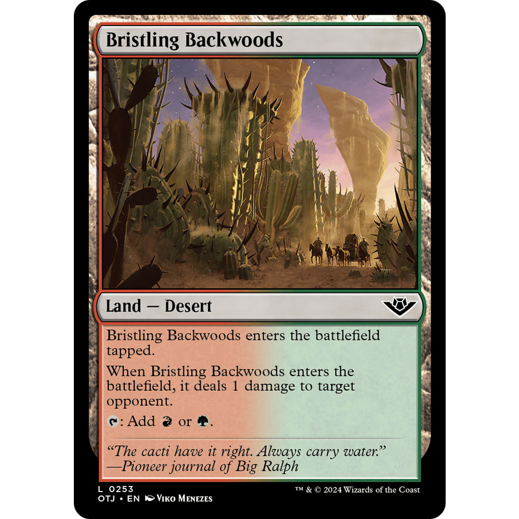 Bristling Backwoods (Outlaws of Thunder Junction) Near Mint