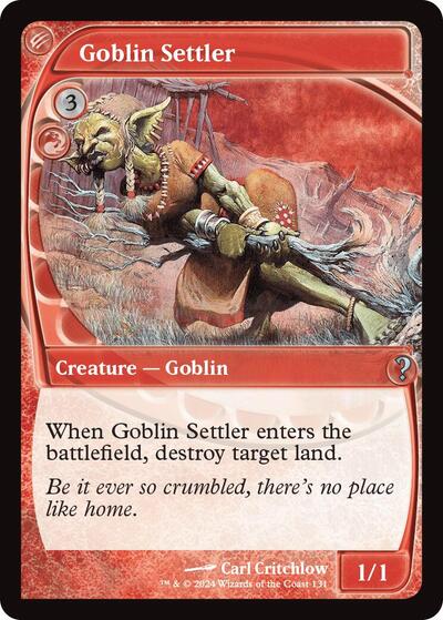 Goblin Settler (Future Sight) (Mystery Booster 2) Near Mint