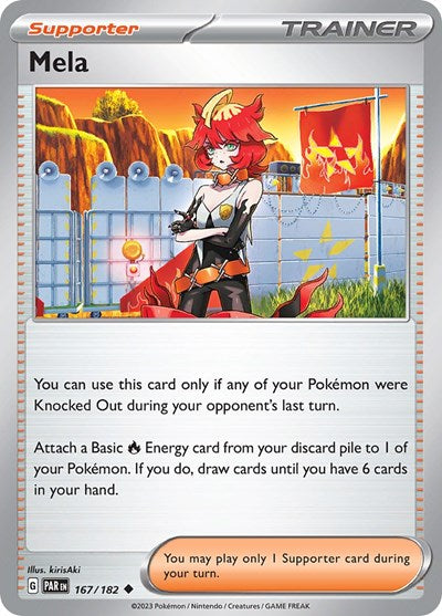 Mela (Scarlet and Violet: Paradox Rift) Near Mint Reverse Holofoil