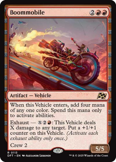 Boommobile (Aetherdrift) Light Play Foil