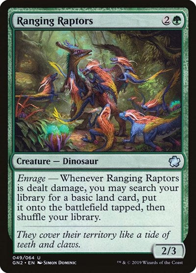 Ranging Raptors (Magic Game Night 2019) Near Mint