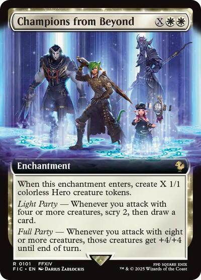 Champions from Beyond (Extended Art) (Commander: FINAL FANTASY) Near Mint
