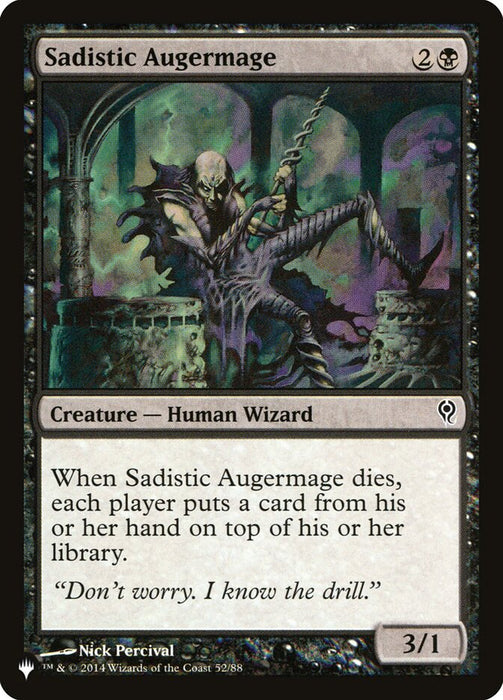 Sadistic Augermage (The List) Light Play