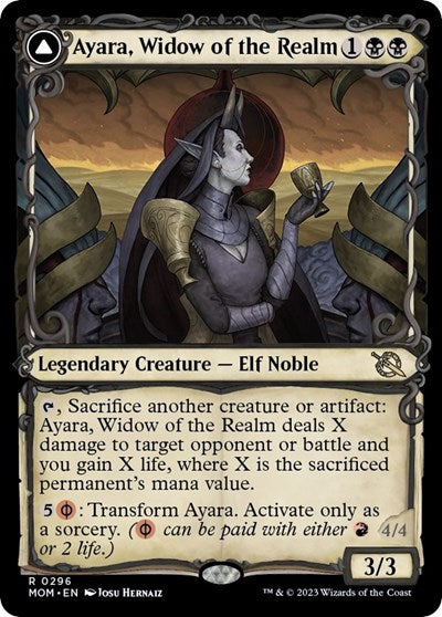 Ayara, Widow of the Realm (Showcase) (March of the Machine) Light Play