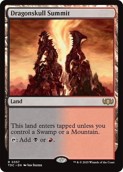 Dragonskull Summit (Commander: Tarkir: Dragonstorm) Near Mint