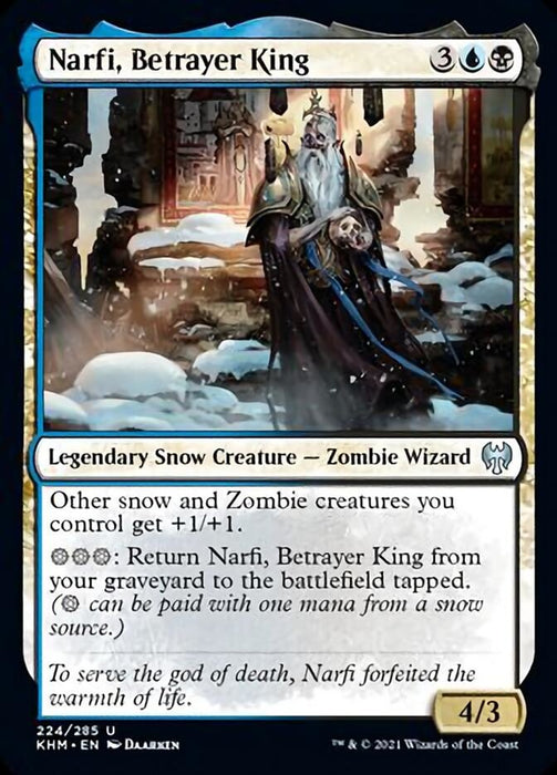 Narfi, Betrayer King (Kaldheim) Near Mint Foil