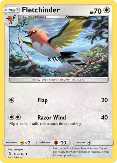 Fletchinder (SM - Guardians Rising) Near Mint