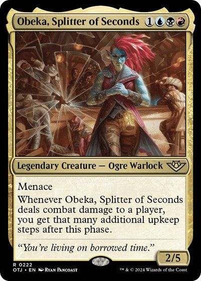 Obeka, Splitter of Seconds (Outlaws of Thunder Junction) Near Mint Foil
