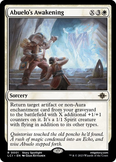 Abuelo's Awakening (The Lost Caverns of Ixalan) Near Mint Foil