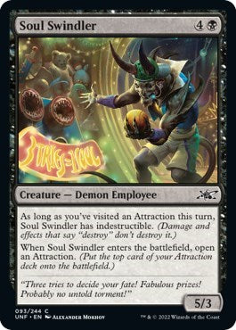 Soul Swindler (Unfinity) Light Play Foil