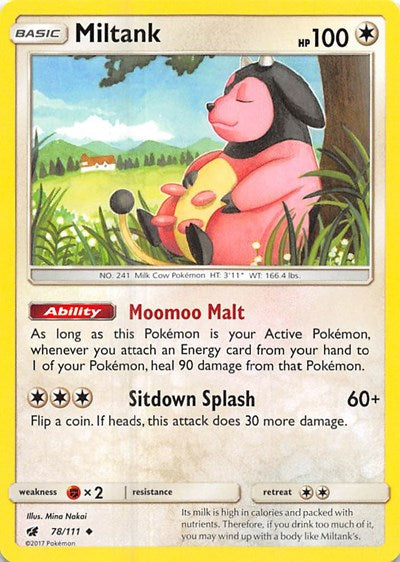 Miltank (SM - Crimson Invasion) Near Mint Reverse Holofoil