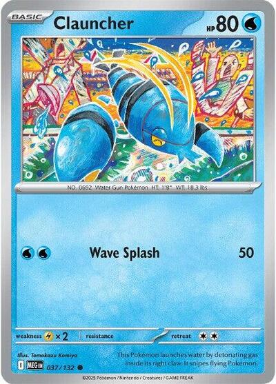 Clauncher (ME01: Mega Evolution) Near Mint Reverse Holofoil