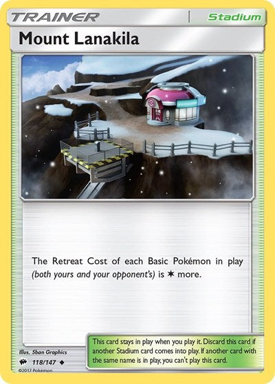 Mount Lanakila (SM - Burning Shadows) Near Mint