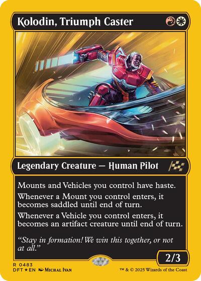 Kolodin, Triumph Caster (First-Place Foil) (Aetherdrift) Near Mint Foil