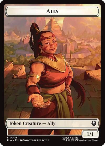 Ally (0008) / Clue (0016) Double-Sided Token (Avatar: The Last Airbender) Near Mint