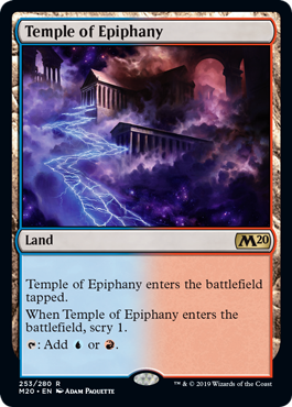 Temple of Epiphany (Magic 2020 Core Set) Near Mint