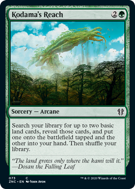 Kodama's Reach (Commander 2020 Zendikar Rising) Light Play