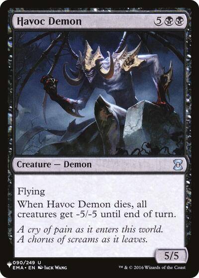 Havoc Demon (The List) Near Mint