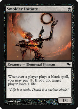 Smolder Initiate (Shadowmoor) Light Play