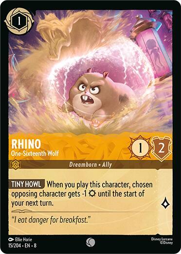 Rhino - One-Sixteenth Wolf (Reign of Jafar) Near Mint