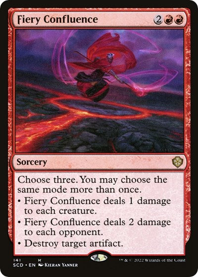 Fiery Confluence (Commander 2022 Starter Decks) Light Play