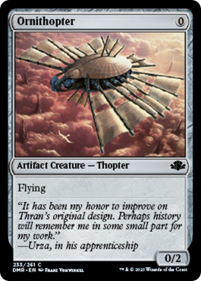 Ornithopter (Dominaria Remastered) Light Play Foil