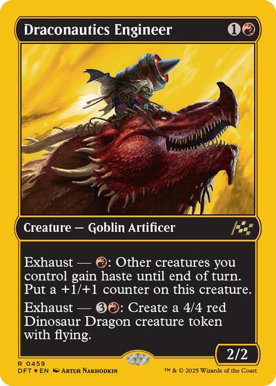 Draconautics Engineer (First-Place Foil) (Aetherdrift) Near Mint Foil