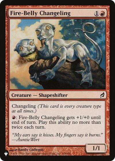 Fire-Belly Changeling (The List) Near Mint