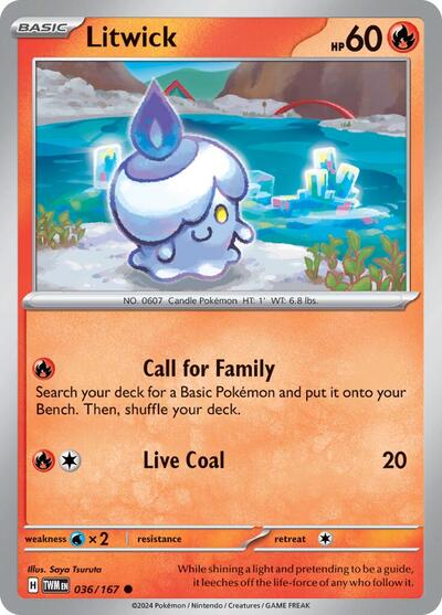Litwick (SV06: Twilight Masquerade) Near Mint
