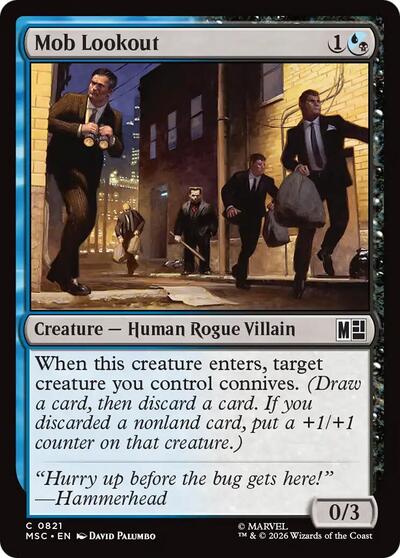 Mob Lookout (Commander: Marvel Super Heroes) Near Mint Foil