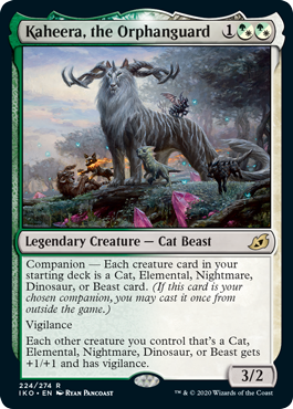 Kaheera, the Orphanguard (Ikoria: Lair of Behemoths) Light Play