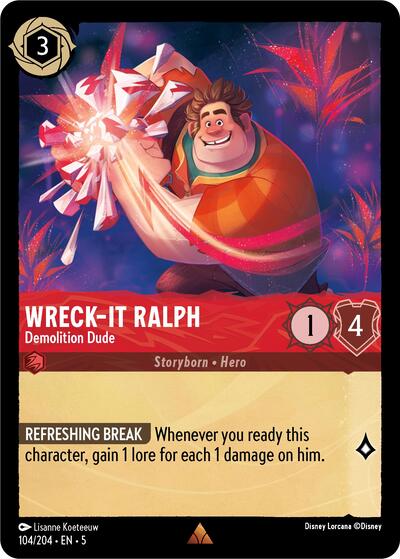 Wreck-It Ralph - Demolition Dude (Shimmering Skies) Near Mint