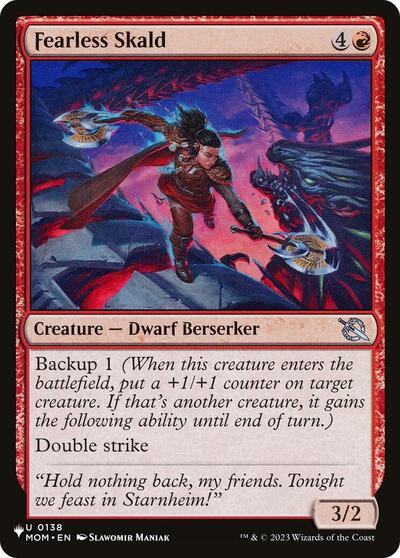 Fearless Skald (The List) Near Mint