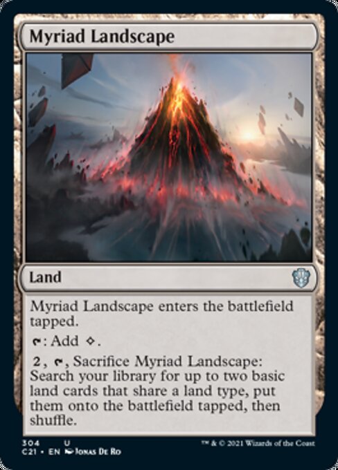 Myriad Landscape (Commander 2021 Strixhaven) Light Play