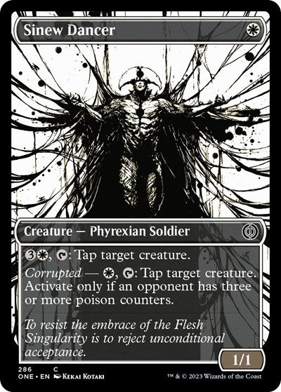 Sinew Dancer (Showcase) (Phyrexia: All Will Be One) Near Mint