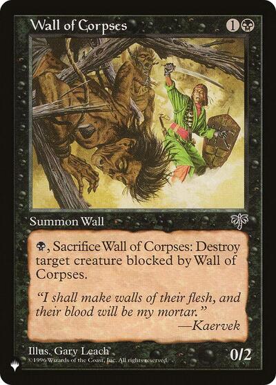 Wall of Corpses (The List) Near Mint