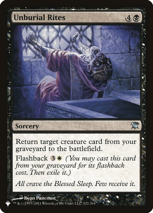 Unburial Rites (The List) Light Play
