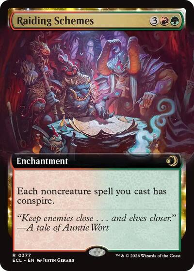 Raiding Schemes (Extended Art) (Lorwyn Eclipsed) Near Mint